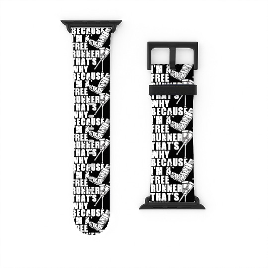 Parkour Stunts Funny Freestyle Freerunning Lover Watch Bands For Apple Watch