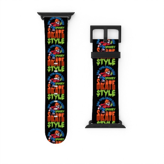 Spooky Horror Skateboarder Halloween Skateboarding Watch Bands For Apple Watch