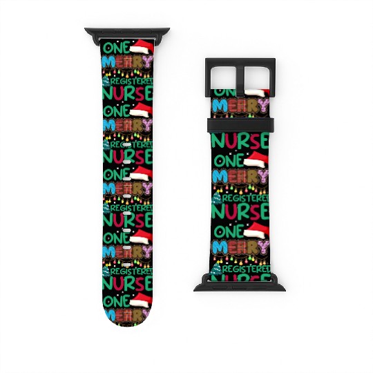 One Merry Registered Nurse Christmas Watch Bands For Apple Watch