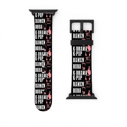 K-Pop Fan Gift Korean Music K-Drama Watch Bands For Apple Watch