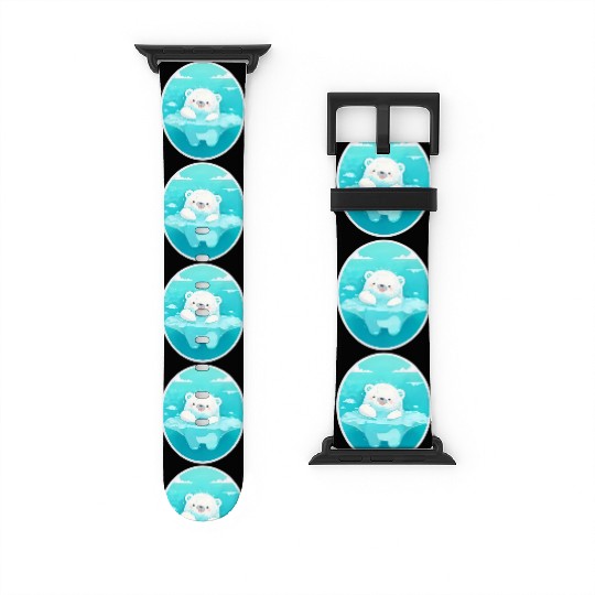 Cute Polar Bear Watch Bands For Apple Watch