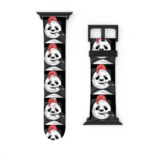 Panda Candy Cane Pastry Maker Gift Watch Bands For Apple Watch
