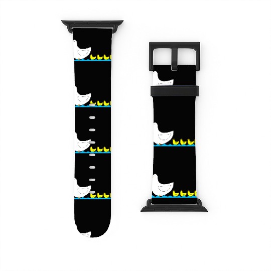 Duck with ducklings Watch Bands For Apple Watch