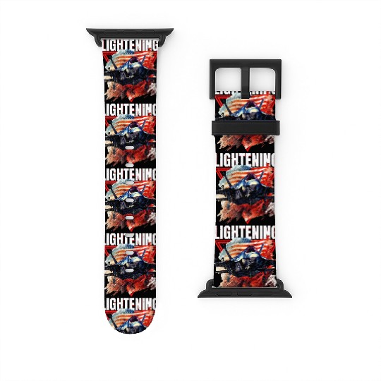 F35 Lightning Fighter Jet Plane Veteran Military Watch Bands For Apple Watch