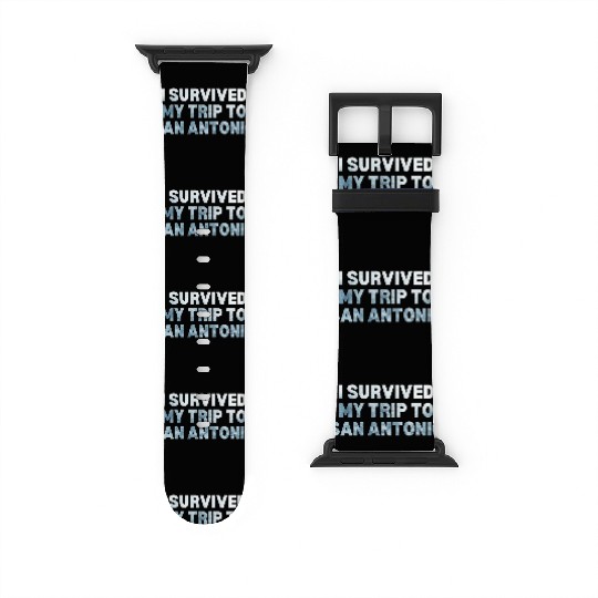 My Trip Traveler Vacation San Antonio Watch Bands For Apple Watch