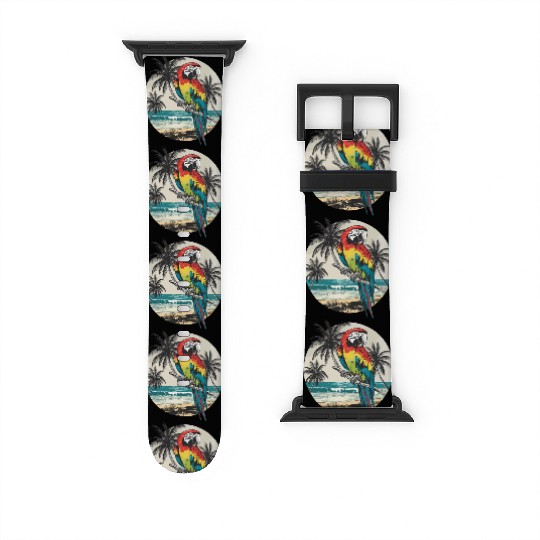 Macaw Parrot for a Bird Lover Animal Lover Watch Bands For Apple Watch
