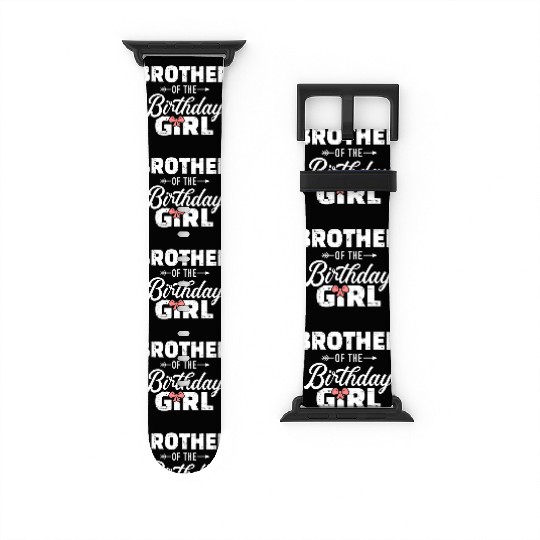 Brother of the Birthday Boy T-Rex Dinosaur Watch Bands For Apple Watch