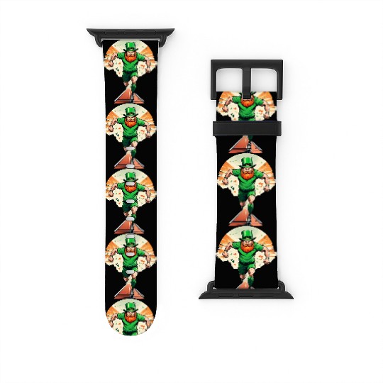 St. Patrick's Day Shamrock St Paddy's Day Running Watch Bands For Apple Watch