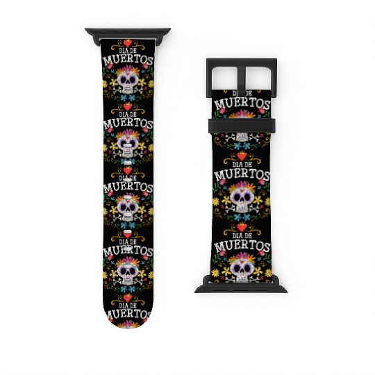 Holiday Festival Skeleton All Saints' Day Watch Bands For Apple Watch