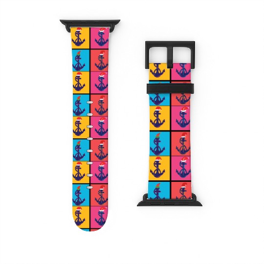 Christmas Lights Boating Sailing Cruise Boat Lover Watch Bands For Apple Watch