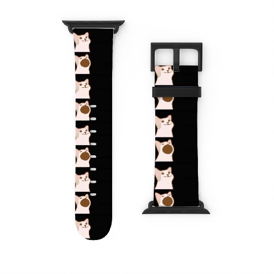 Meow - Reaction When My Boss Is Angry Watch Bands For Apple Watch