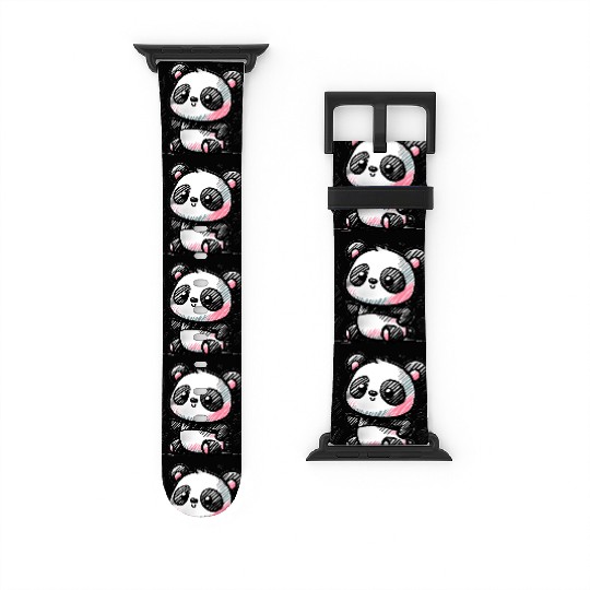 Panda doodle Watch Bands For Apple Watch