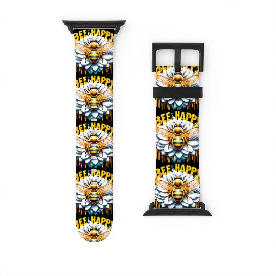 Bee Happy Watch Bands For Apple Watch