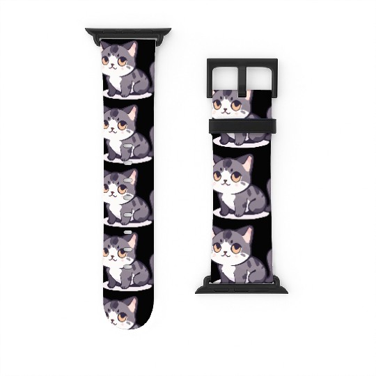 Meow Serie: Playful Shadows Watch Bands For Apple Watch