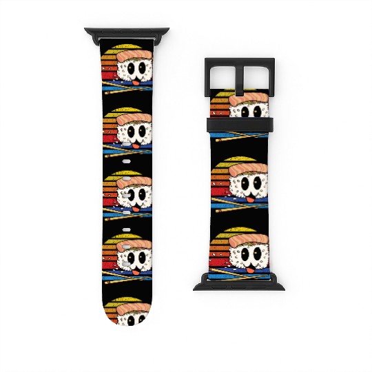 Sashimi Sushi Roll Kawaii Japan Maki Sushi Watch Bands For Apple Watch