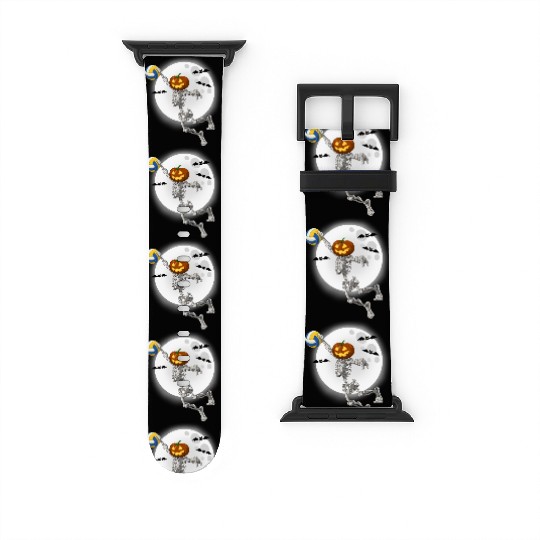 Volleyball Skeleton Volleyball Player Halloween Watch Bands For Apple Watch