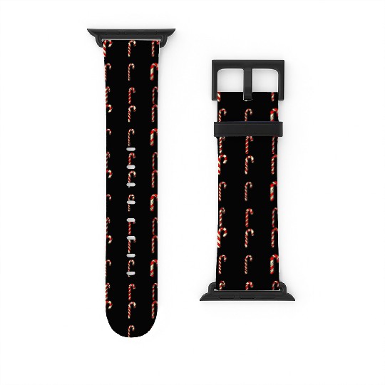 christmas cheer candy cane Watch Bands For Apple Watch