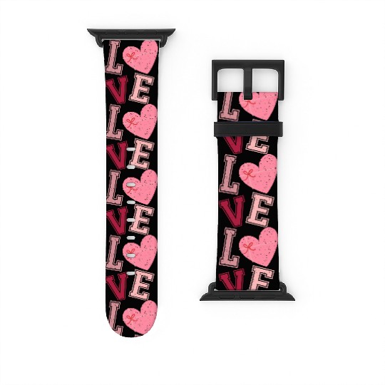 Valentine Day, Valentine Retro Watch Bands For Apple Watch