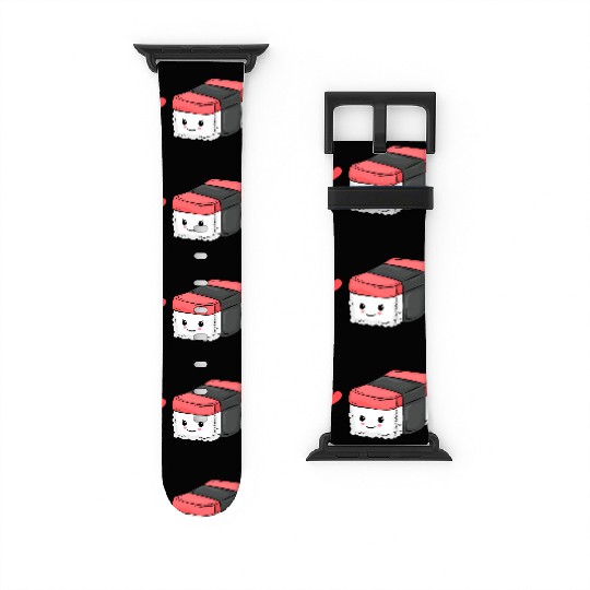 Kawaii Hawaiian Musubi Watch Bands For Apple Watch as a gift for Sushi
