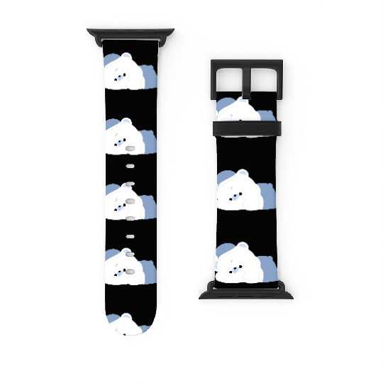 Tired Polar Bear Watch Bands For Apple Watch