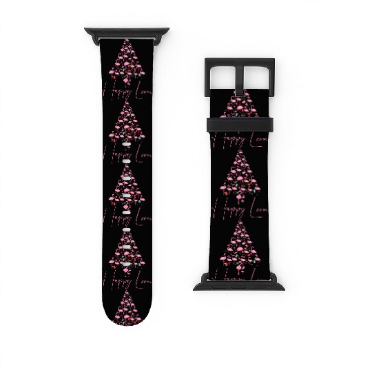 Happy Leon! - Flamingo Christmas Tree Watch Bands For Apple Watch
