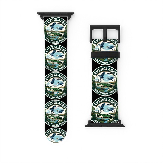Everglades National Park Florida USA Logo Watch Bands For Apple Watch