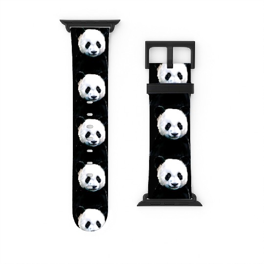 Panda Illustration Watch Bands For Apple Watch