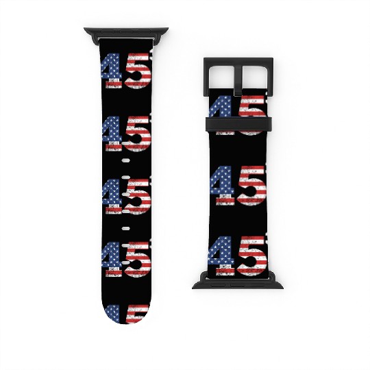 Trump 2028 45³ President Trump '28 45 Cubed45³ swe Watch Bands For Apple Watch