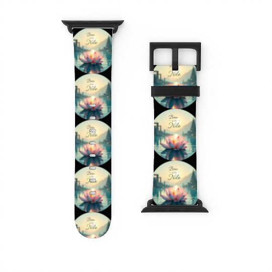 Sacred Nile Lotus Watch Bands For Apple Watch