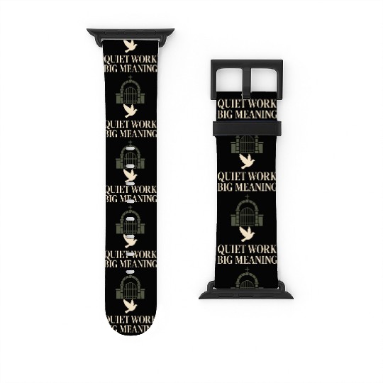 Cemetery Worker Groundskeeper Graveyard Memorial Watch Bands For Apple Watch