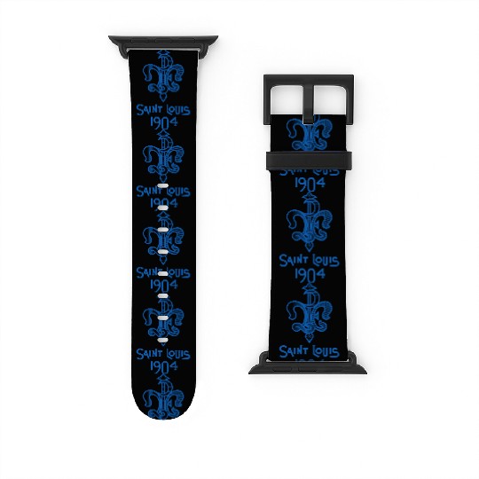 St. Louis 1904 Games - LPE Blue Watch Bands For Apple Watch