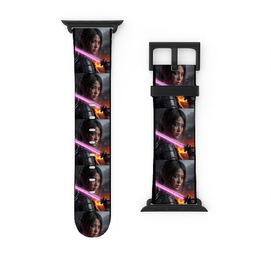 Cyberpunk Samurai Girl Watch Bands For Apple Watch