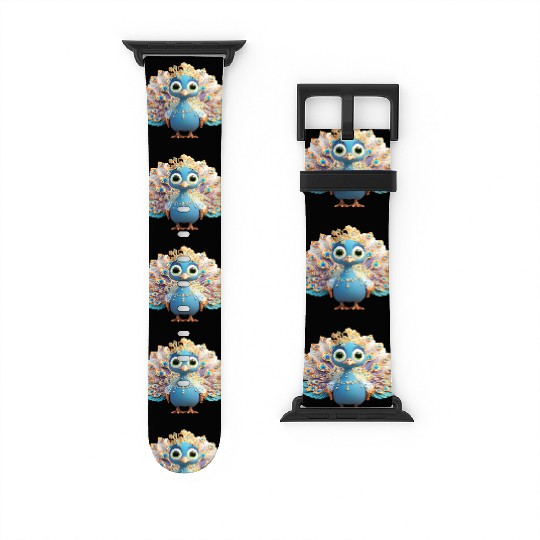 Regal Peacock Fantasy Character Watch Bands For Apple Watch