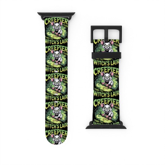 Creeper Mouse in Witch's Lair Design Watch Bands For Apple Watch