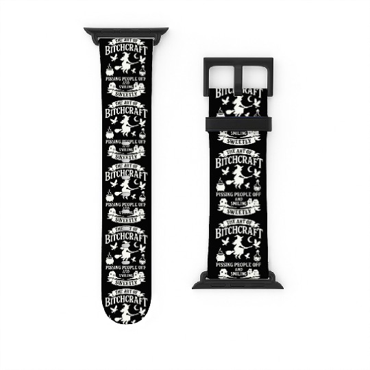 Witchcraft Humor Spell Watch Bands For Apple Watch