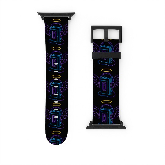 Celestial Audio Girl with Angel Wings Watch Bands For Apple Watch