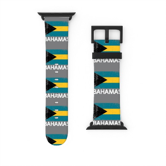 Bahamian Flag Made In Bahamas Watch Bands For Apple Watch