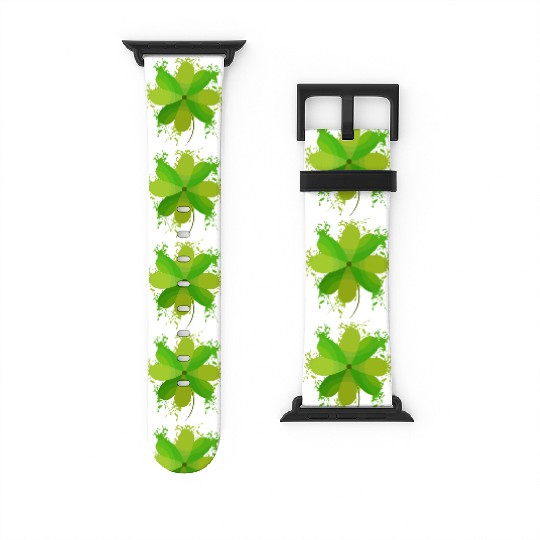 Clover Leaf Watch Bands For Apple Watch - St. Patrick's Day Gift