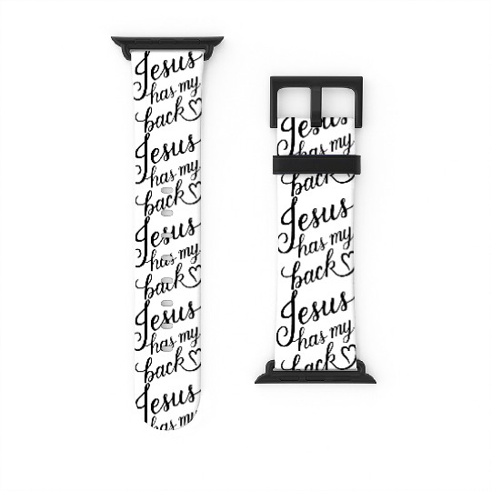 Jesus has my back 01 Watch Bands For Apple Watch