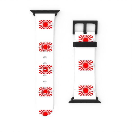 Afro Samurai Headband White Watch Bands For Apple Watch