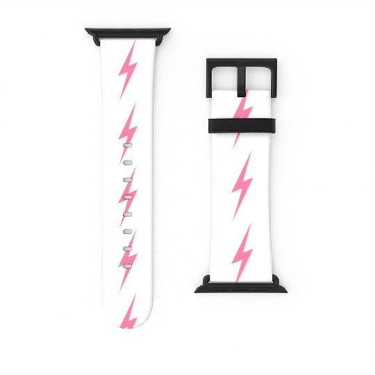 Pink Bolt Lightning | Bolt Graphic Watch Bands For Apple Watch