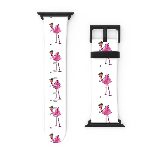 Flamingo Golf Golfing Watch Bands For Apple Watch