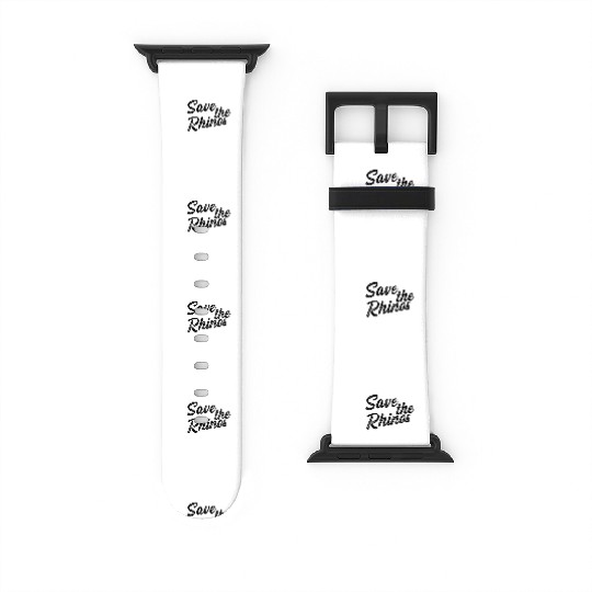 Save the Rhinos Vegan Gift Watch Bands For Apple Watch