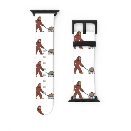 Bigfoot Sasquatch Walking Hedgehog Watch Bands For Apple Watch