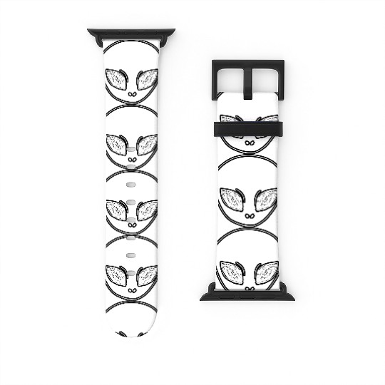 Alien character face Watch Bands For Apple Watch