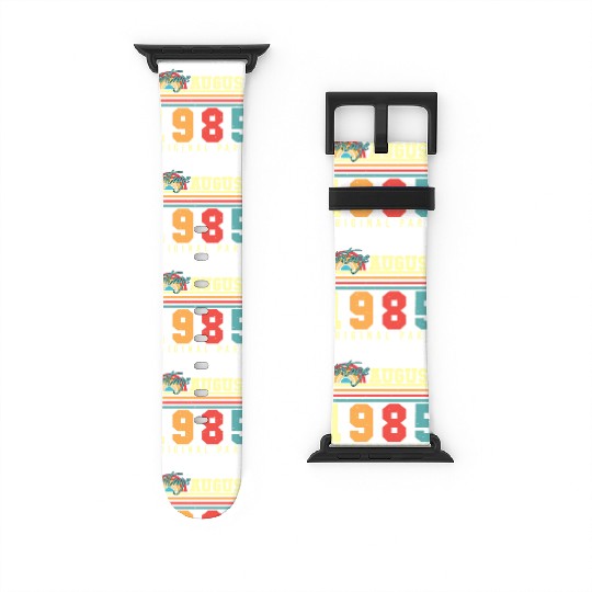 Birthday Greeting For 1985 August Watch Bands For Apple Watch