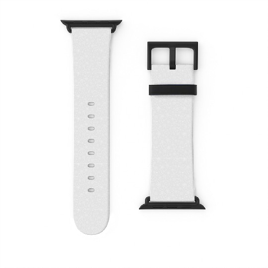 Light Grey Snowflakes Pattern Watch Bands For Apple Watch