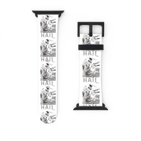 Skeleton Bones Tarot Card Occult Hail Gothic Watch Bands For Apple Watch