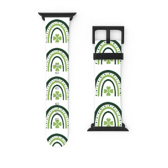 Clover Charm Boho Rainbow Watch Bands For Apple Watch