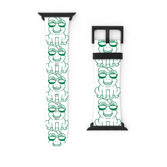 Little cool frog boy Watch Bands For Apple Watch